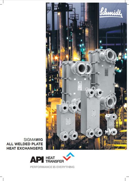 Каталог пластинчатых теплообменников спец. назначения Sigma